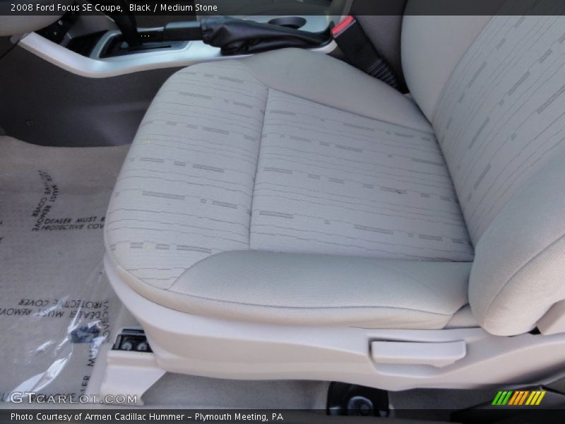 Black / Medium Stone 2008 Ford Focus SE Coupe