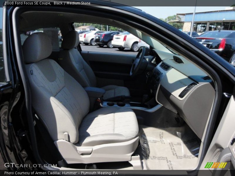 Black / Medium Stone 2008 Ford Focus SE Coupe