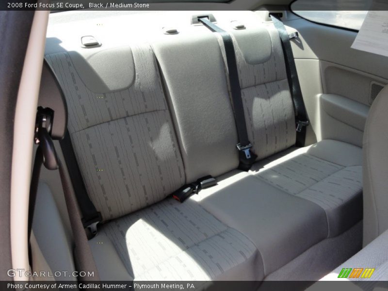 Black / Medium Stone 2008 Ford Focus SE Coupe