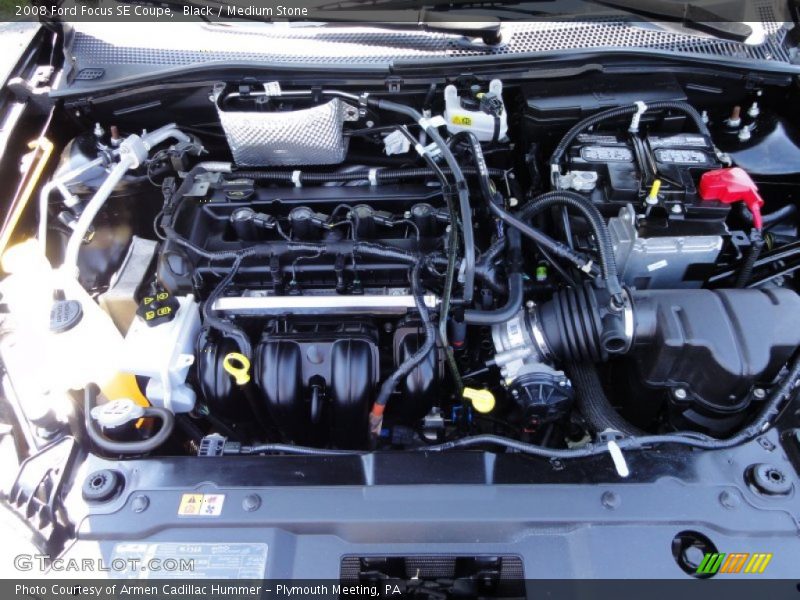 Black / Medium Stone 2008 Ford Focus SE Coupe