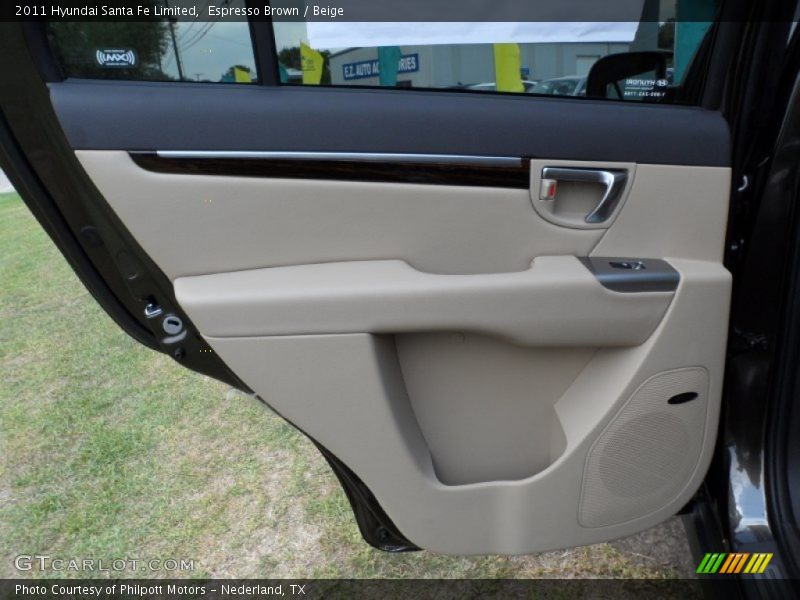 Espresso Brown / Beige 2011 Hyundai Santa Fe Limited