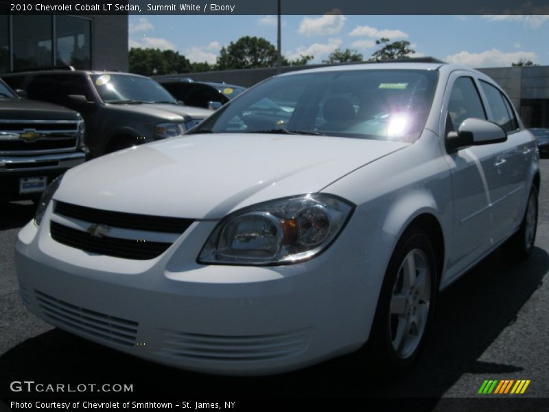 Summit White / Ebony 2010 Chevrolet Cobalt LT Sedan