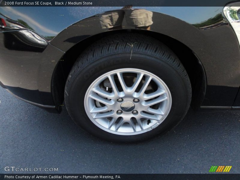 Black / Medium Stone 2008 Ford Focus SE Coupe