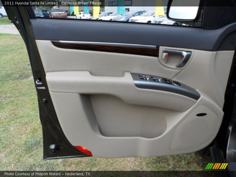 Espresso Brown / Beige 2011 Hyundai Santa Fe Limited