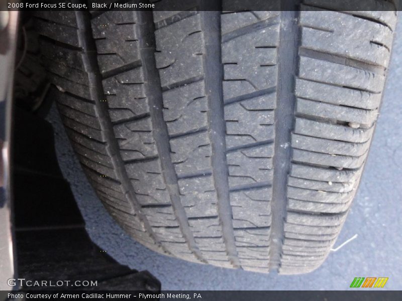 Black / Medium Stone 2008 Ford Focus SE Coupe