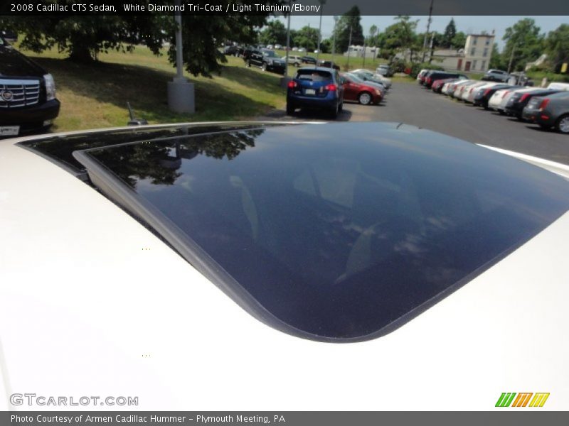 White Diamond Tri-Coat / Light Titanium/Ebony 2008 Cadillac CTS Sedan