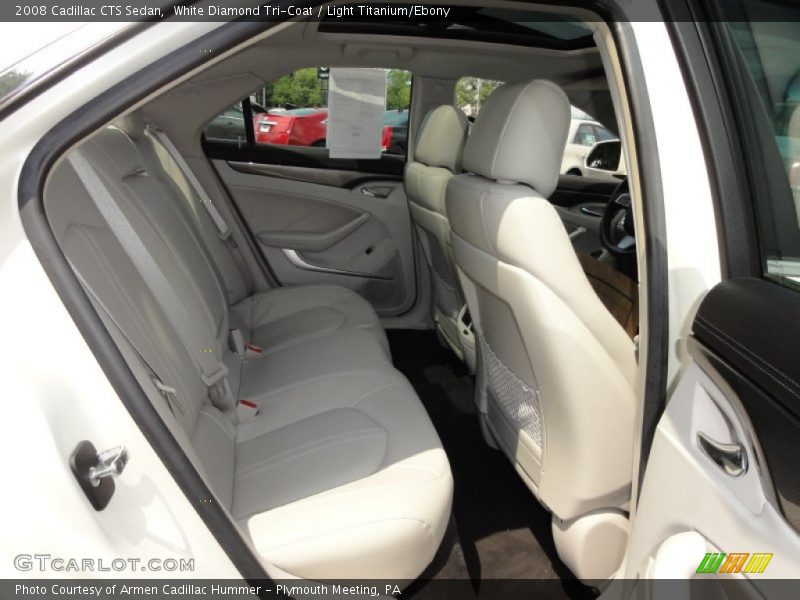White Diamond Tri-Coat / Light Titanium/Ebony 2008 Cadillac CTS Sedan