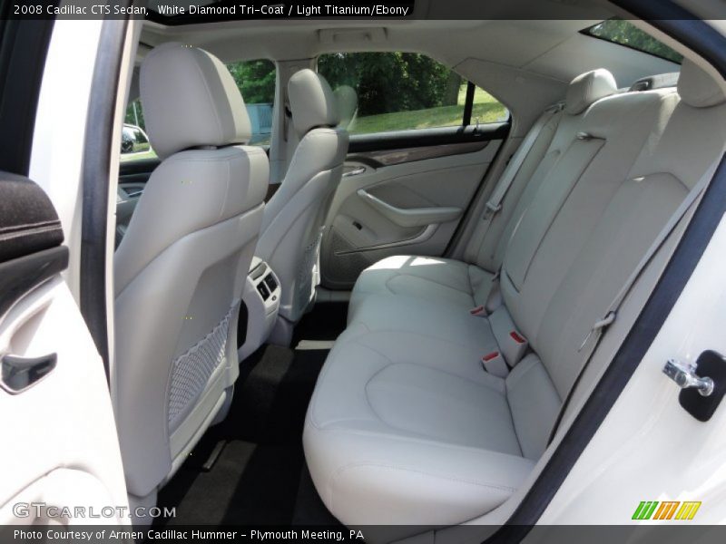 White Diamond Tri-Coat / Light Titanium/Ebony 2008 Cadillac CTS Sedan