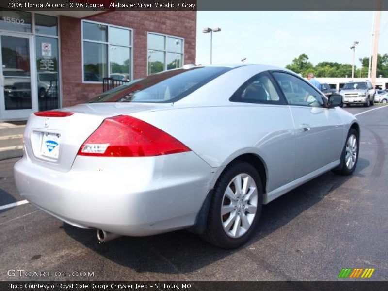 Alabaster Silver Metallic / Gray 2006 Honda Accord EX V6 Coupe