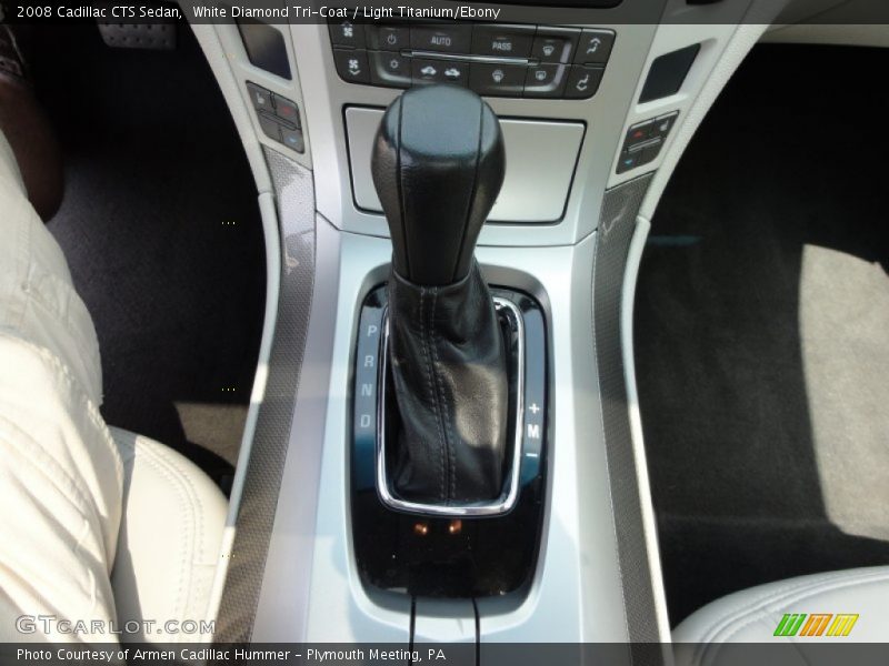 White Diamond Tri-Coat / Light Titanium/Ebony 2008 Cadillac CTS Sedan