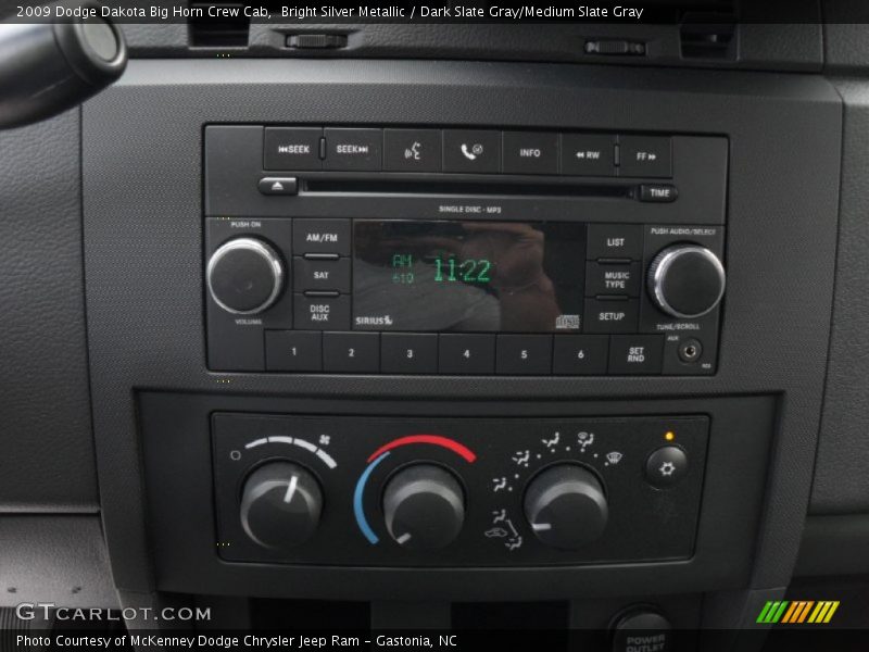Controls of 2009 Dakota Big Horn Crew Cab