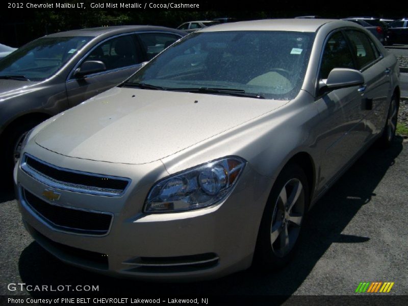 Gold Mist Metallic / Cocoa/Cashmere 2012 Chevrolet Malibu LT