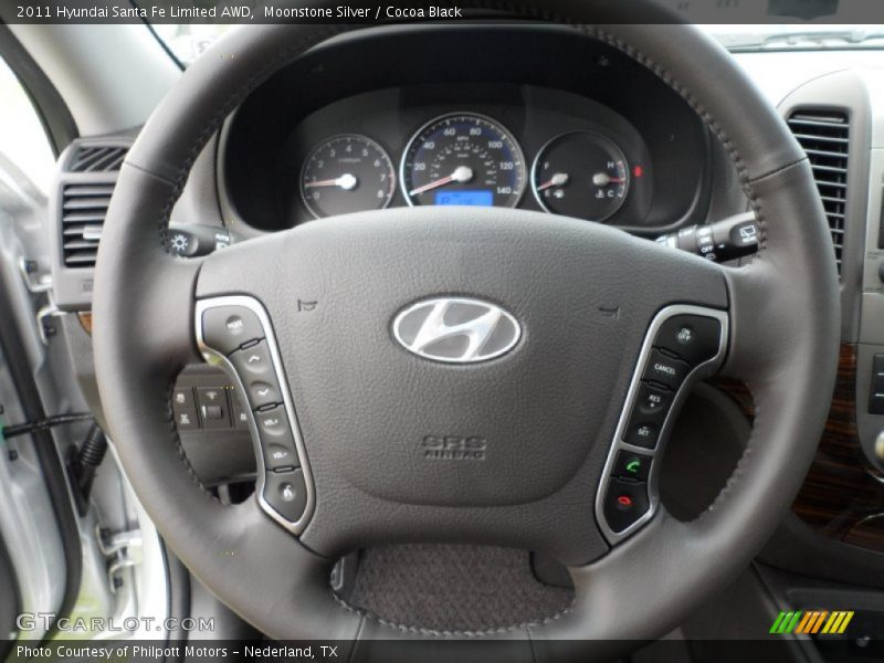  2011 Santa Fe Limited AWD Steering Wheel