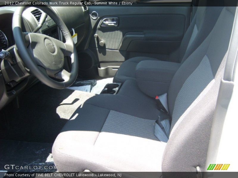 Summit White / Ebony 2012 Chevrolet Colorado Work Truck Regular Cab