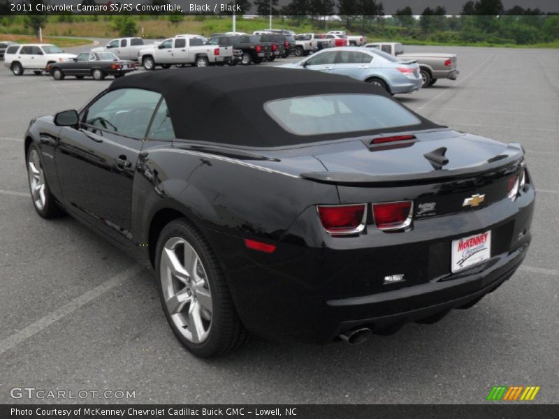 Black / Black 2011 Chevrolet Camaro SS/RS Convertible