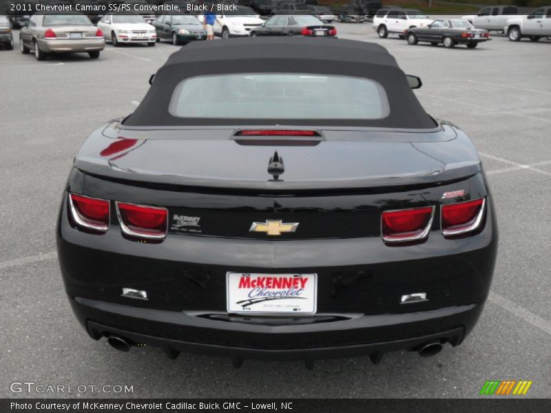 Black / Black 2011 Chevrolet Camaro SS/RS Convertible