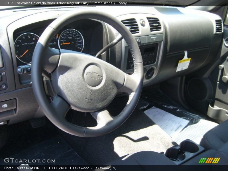 Summit White / Ebony 2012 Chevrolet Colorado Work Truck Regular Cab