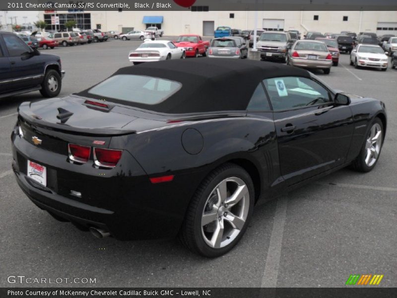 Black / Black 2011 Chevrolet Camaro SS/RS Convertible