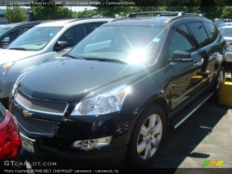 Black Granite Metallic / Cashmere/Ebony 2011 Chevrolet Traverse LTZ AWD