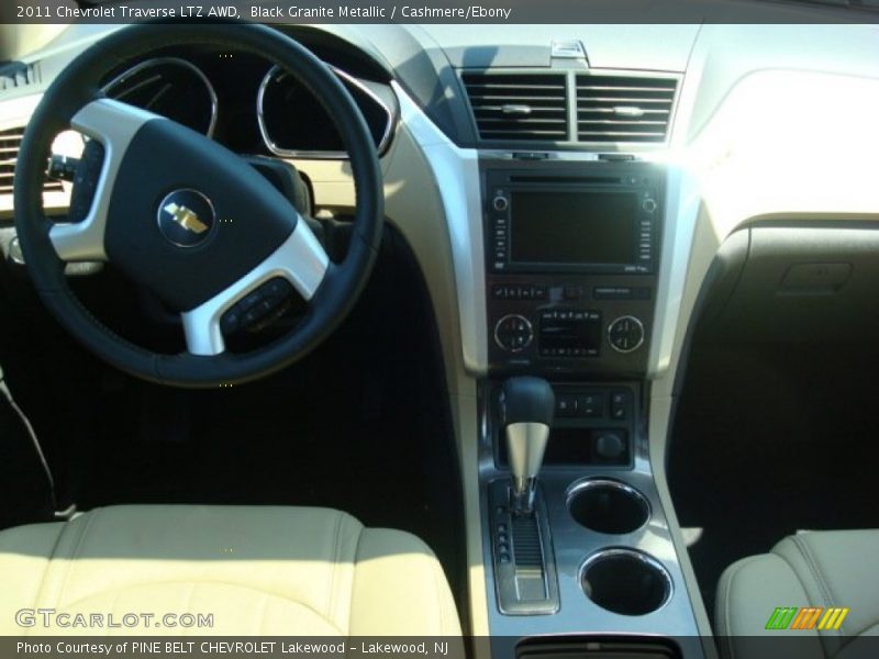 Black Granite Metallic / Cashmere/Ebony 2011 Chevrolet Traverse LTZ AWD