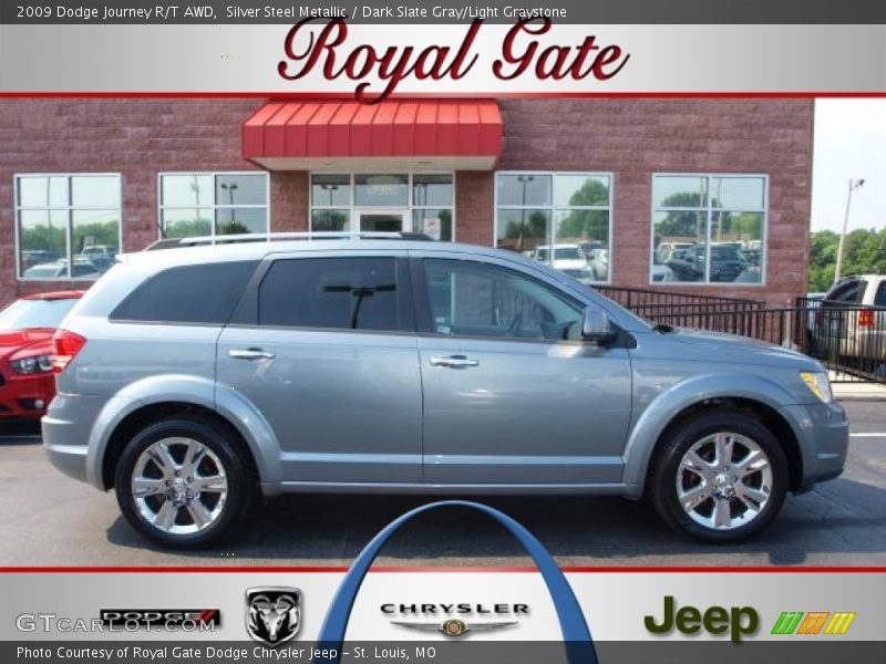 Silver Steel Metallic / Dark Slate Gray/Light Graystone 2009 Dodge Journey R/T AWD