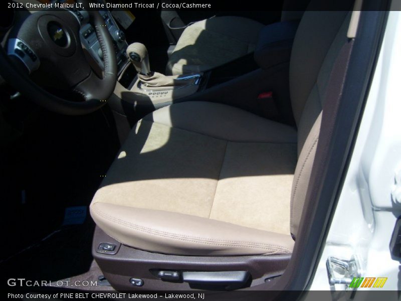 White Diamond Tricoat / Cocoa/Cashmere 2012 Chevrolet Malibu LT
