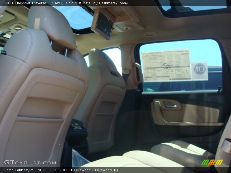 Gold Mist Metallic / Cashmere/Ebony 2011 Chevrolet Traverse LTZ AWD