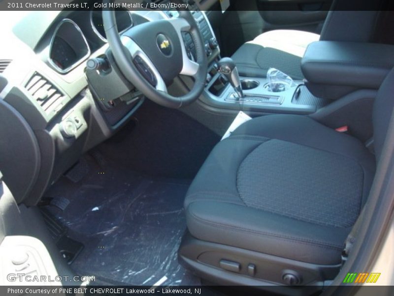 Gold Mist Metallic / Ebony/Ebony 2011 Chevrolet Traverse LT