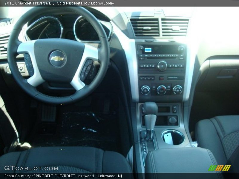 Gold Mist Metallic / Ebony/Ebony 2011 Chevrolet Traverse LT