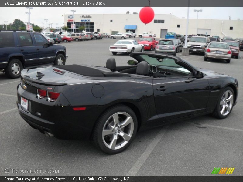 Black / Black 2011 Chevrolet Camaro SS/RS Convertible