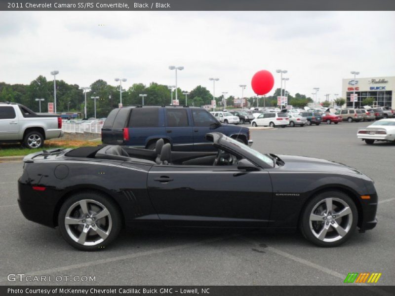 Black / Black 2011 Chevrolet Camaro SS/RS Convertible