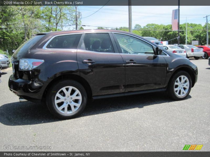 Black Cherry Mica / Sand 2008 Mazda CX-7 Sport
