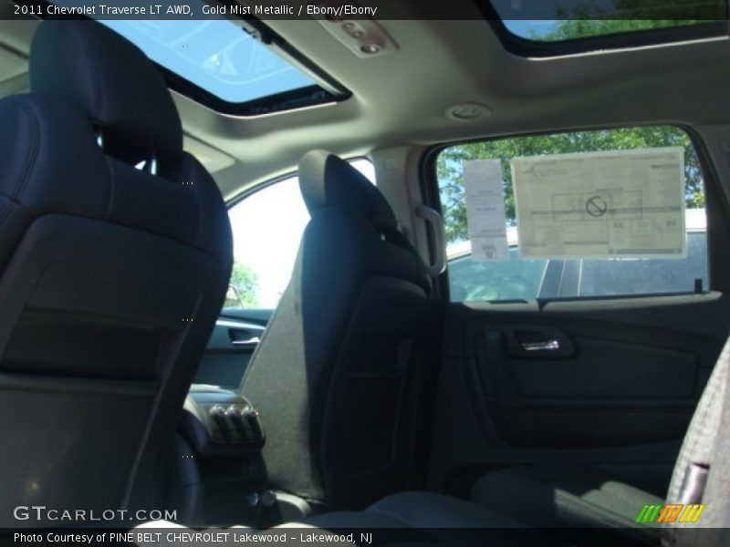Gold Mist Metallic / Ebony/Ebony 2011 Chevrolet Traverse LT AWD