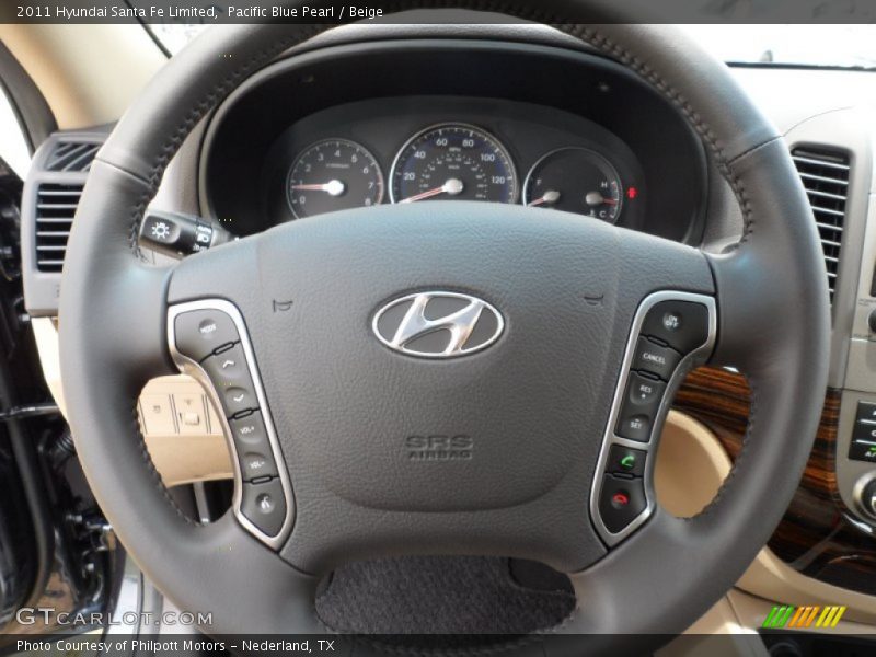  2011 Santa Fe Limited Steering Wheel