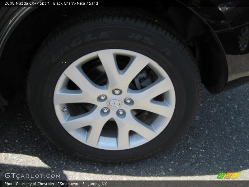 Black Cherry Mica / Sand 2008 Mazda CX-7 Sport