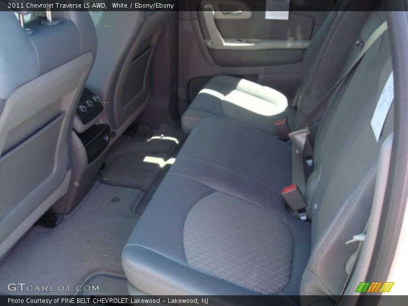 White / Ebony/Ebony 2011 Chevrolet Traverse LS AWD