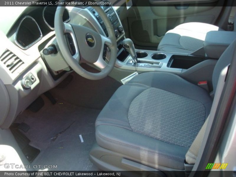 Silver Ice Metallic / Ebony/Ebony 2011 Chevrolet Traverse LS