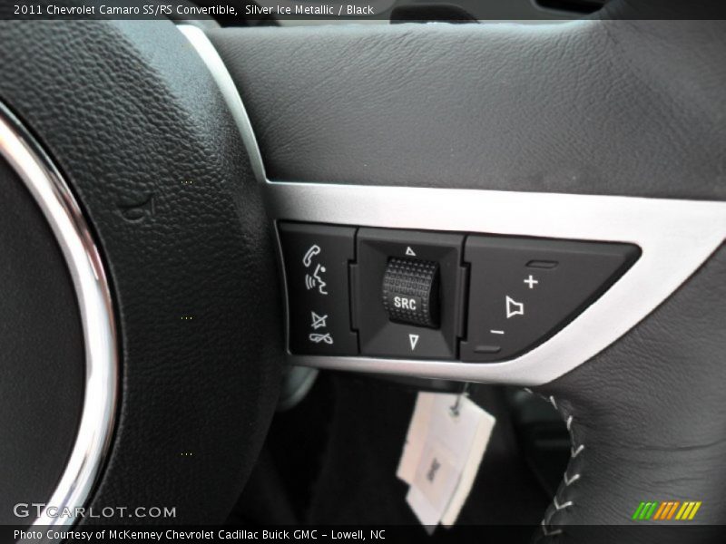 Silver Ice Metallic / Black 2011 Chevrolet Camaro SS/RS Convertible