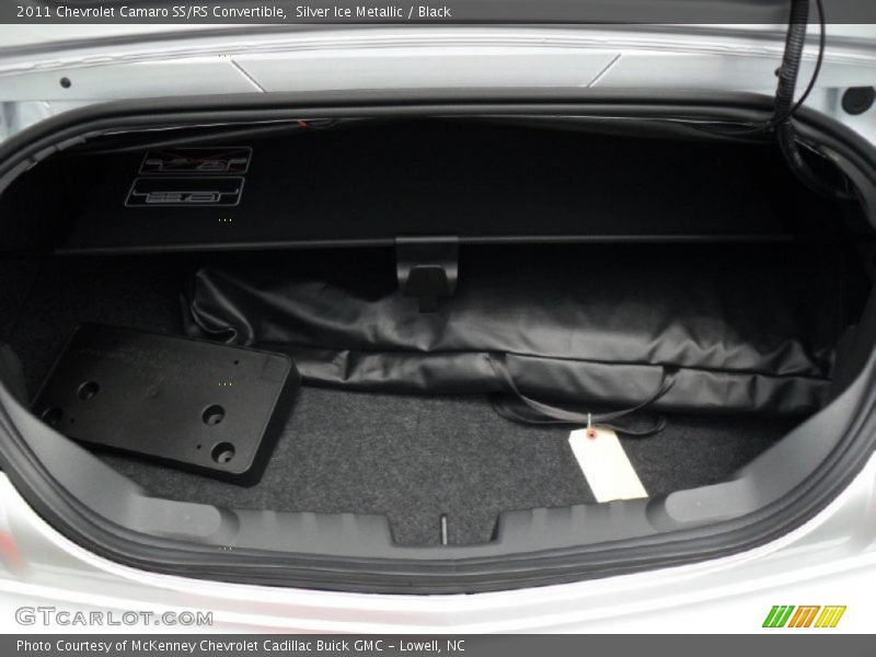  2011 Camaro SS/RS Convertible Trunk
