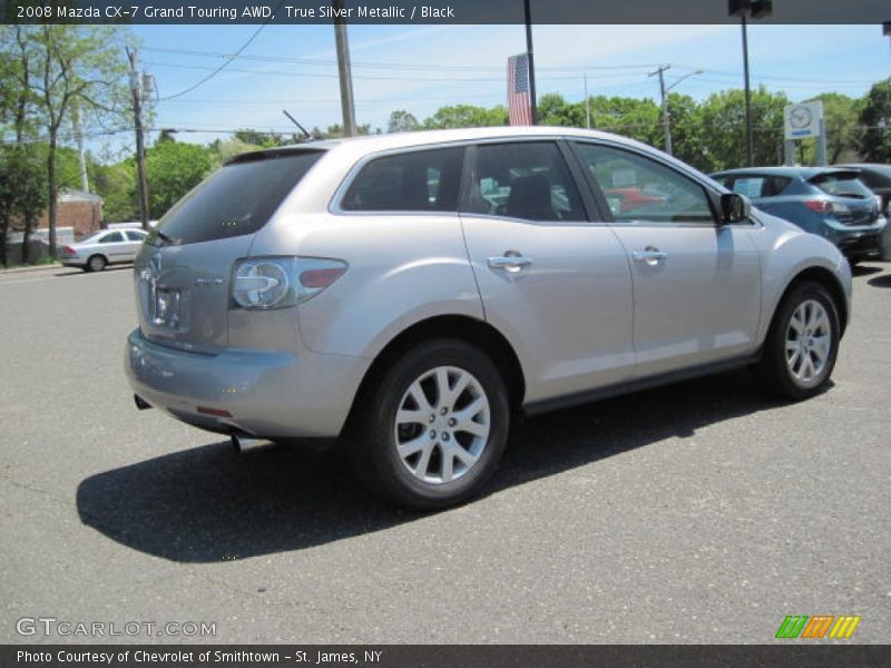 True Silver Metallic / Black 2008 Mazda CX-7 Grand Touring AWD