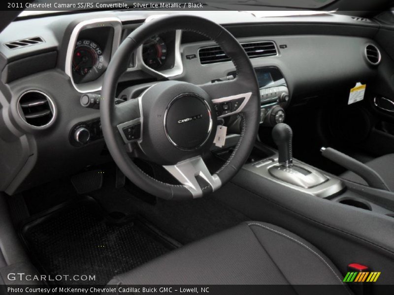 Black Interior - 2011 Camaro SS/RS Convertible 