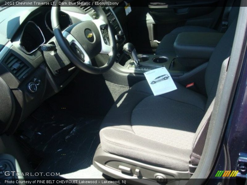 Dark Blue Metallic / Ebony/Ebony 2011 Chevrolet Traverse LT