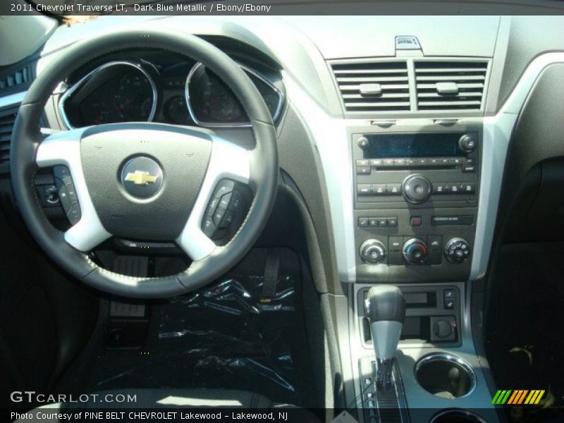 Dark Blue Metallic / Ebony/Ebony 2011 Chevrolet Traverse LT