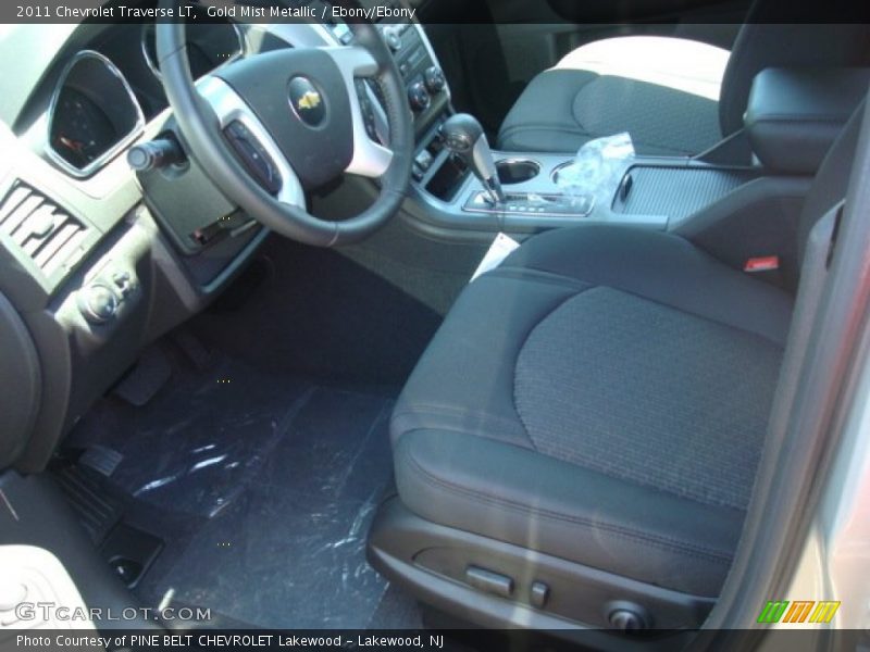 Gold Mist Metallic / Ebony/Ebony 2011 Chevrolet Traverse LT