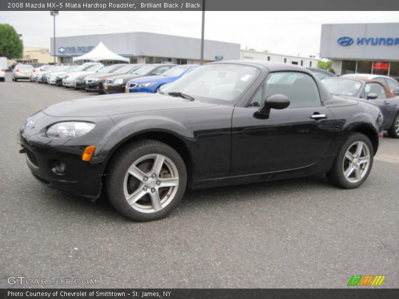 Brilliant Black / Black 2008 Mazda MX-5 Miata Hardtop Roadster