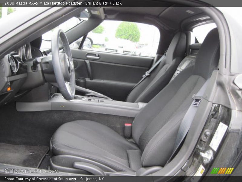  2008 MX-5 Miata Hardtop Roadster Black Interior