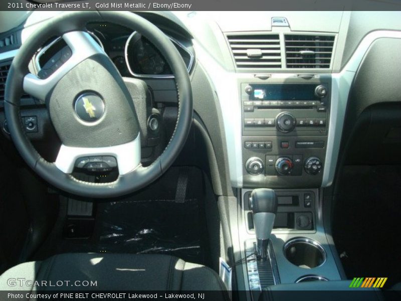 Gold Mist Metallic / Ebony/Ebony 2011 Chevrolet Traverse LT