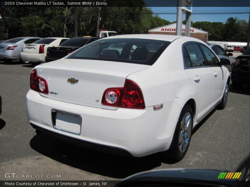 Summit White / Ebony 2009 Chevrolet Malibu LT Sedan