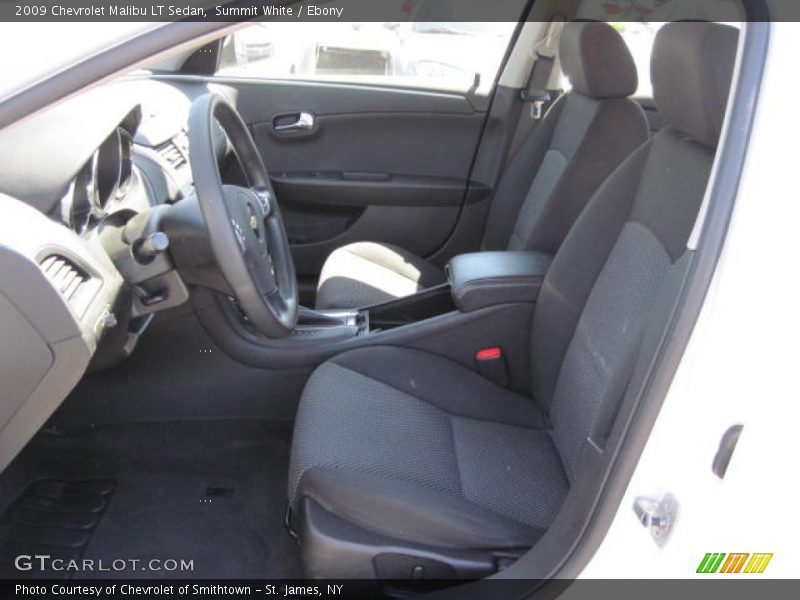 Summit White / Ebony 2009 Chevrolet Malibu LT Sedan