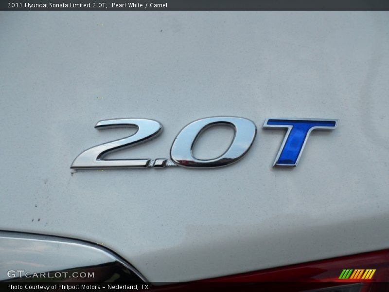 Pearl White / Camel 2011 Hyundai Sonata Limited 2.0T
